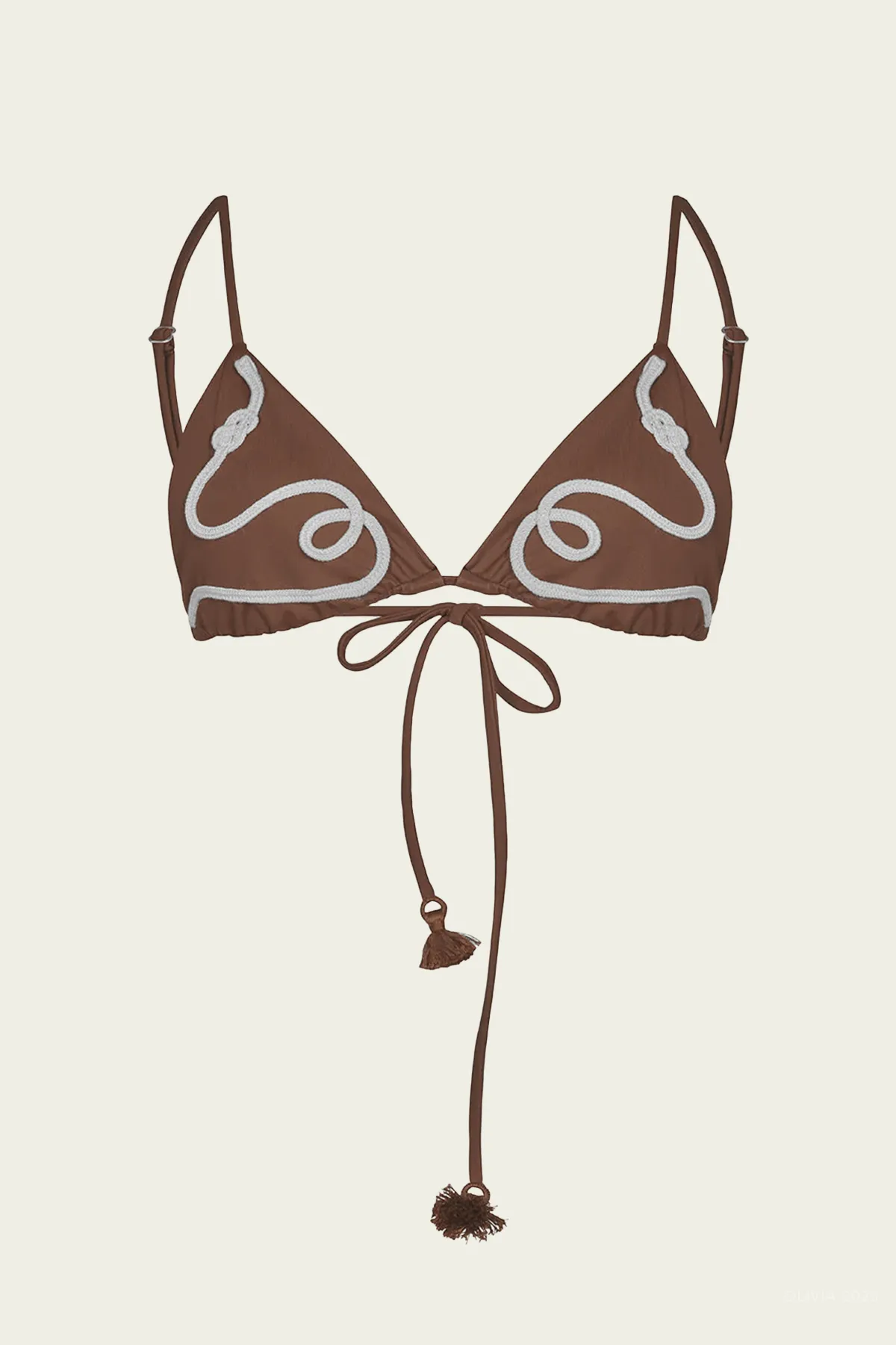 Second Nature Bikini Top in Terracota