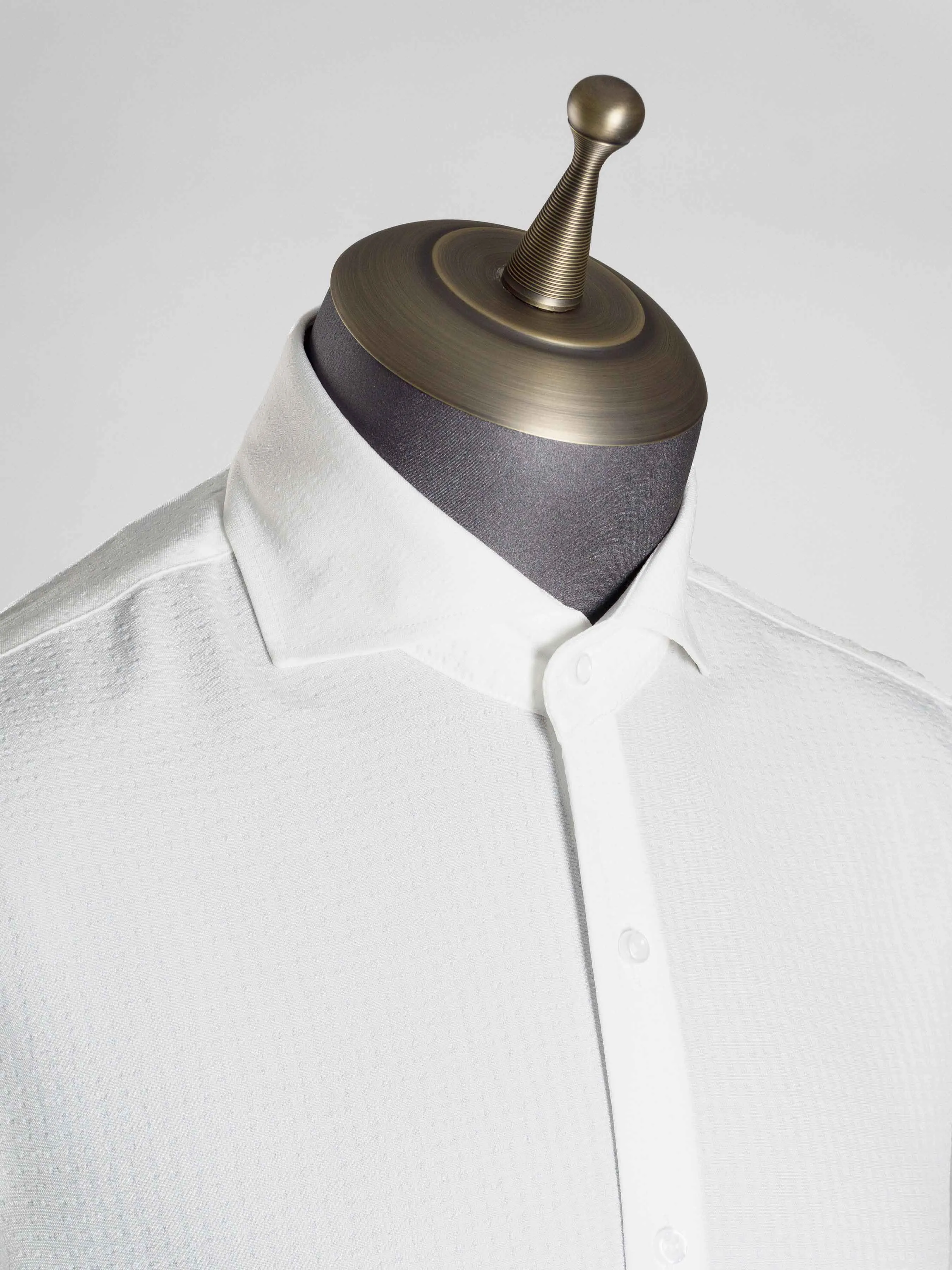 Seersucker Shirt - White