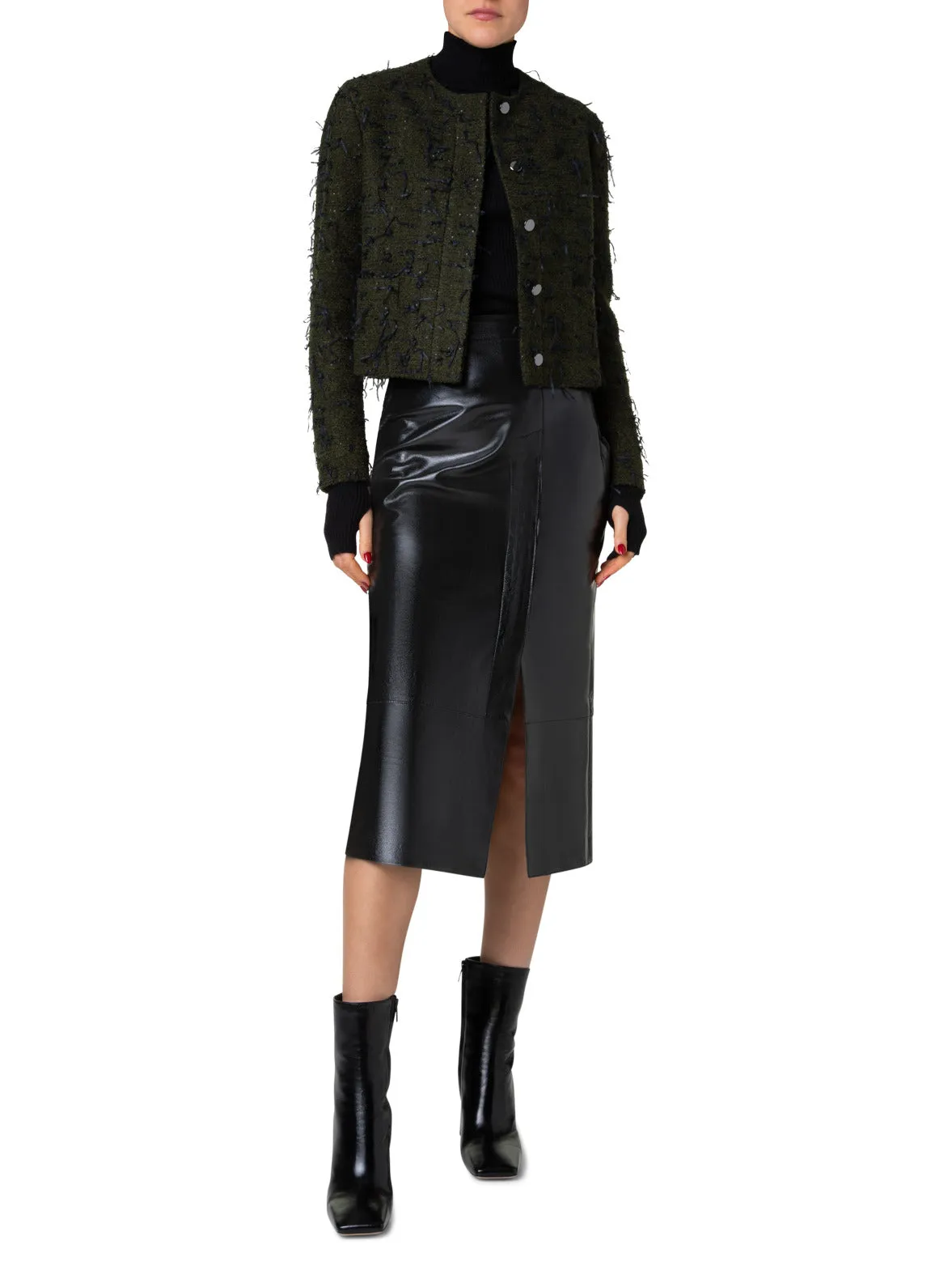 Sequined Bouclé Short Jacket