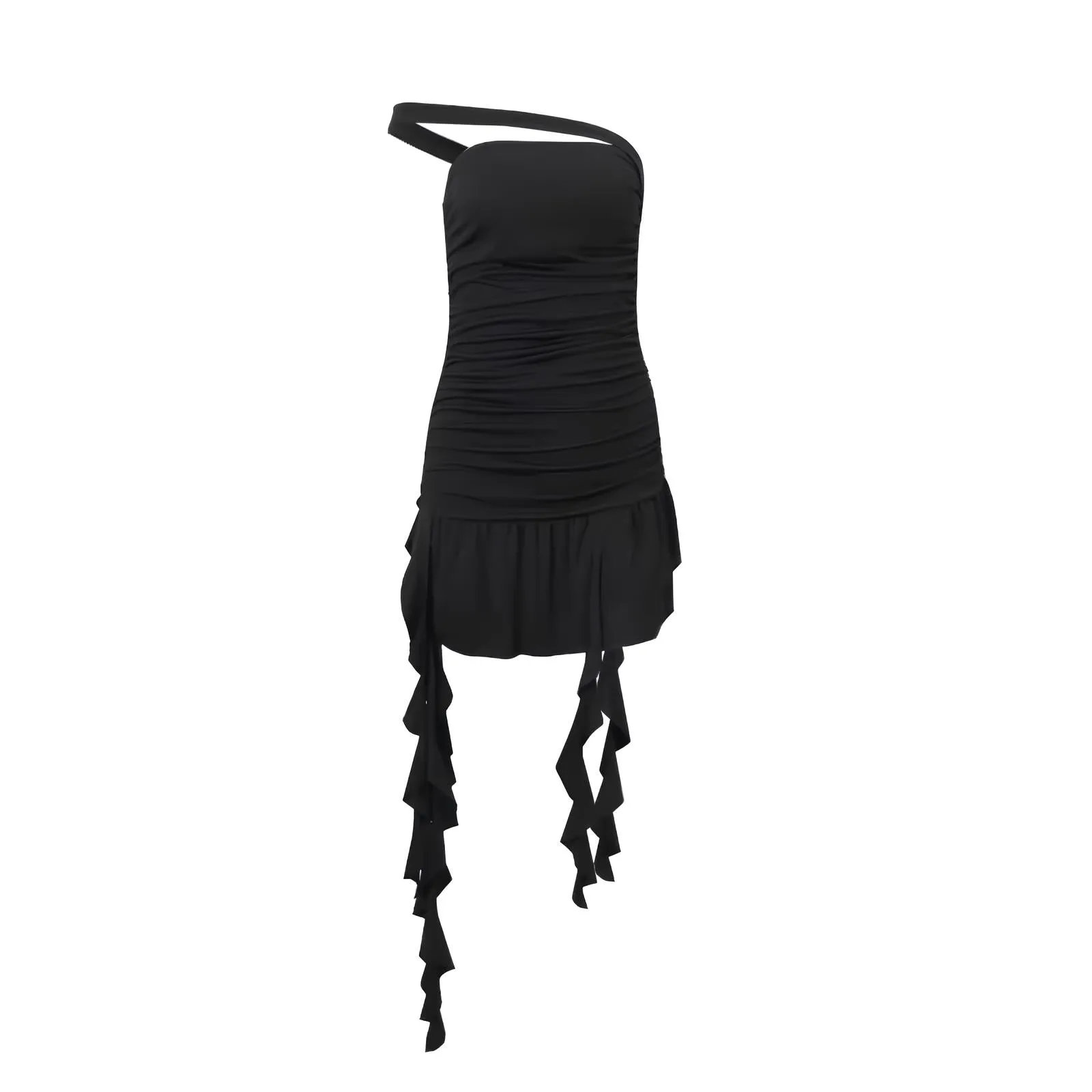 Sexy Ruffle Mini Dress – Flirty & Chic Summer Essential