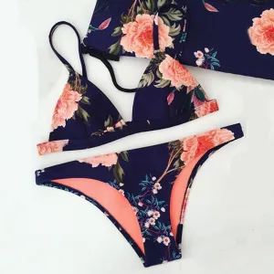 Sexy Women Push-up Padded Bra Bikini Set Swimwear Swimsuit Beachwear B028