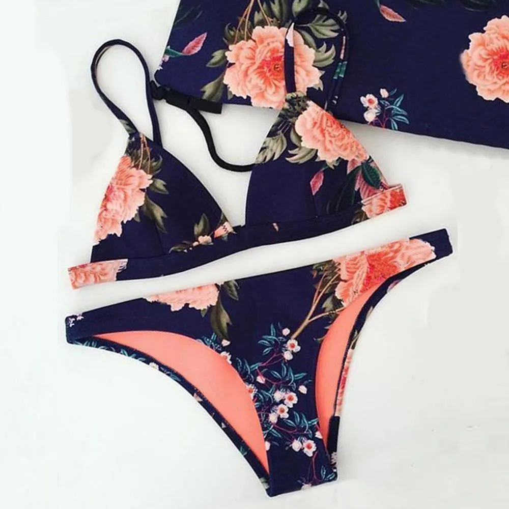 Sexy Women Push-up Padded Bra Bikini Set Swimwear Swimsuit Beachwear B028