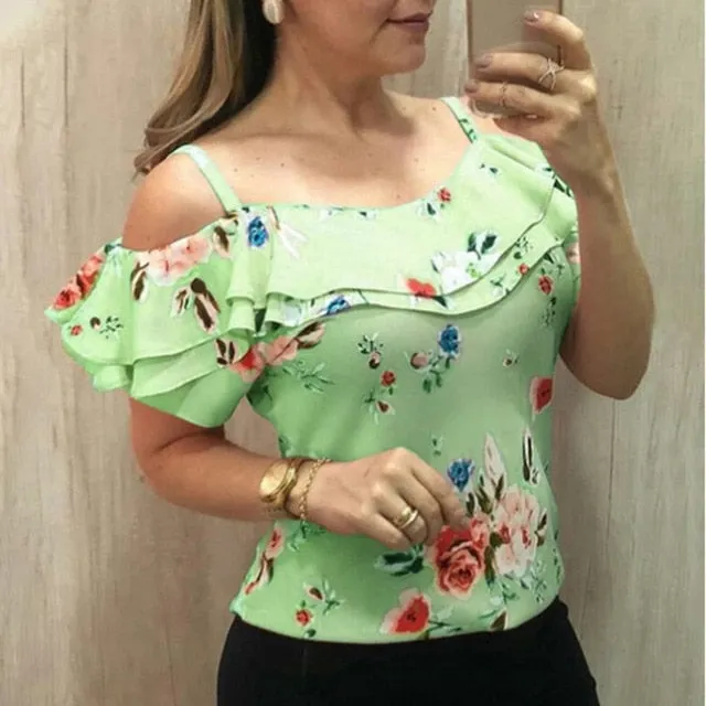 Short Sleeve Shirt Femme Top