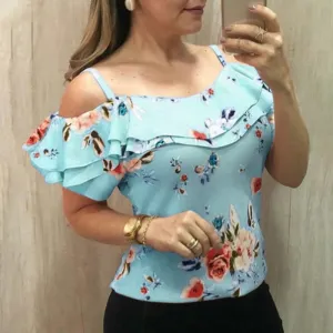 Short Sleeve Shirt Femme Top