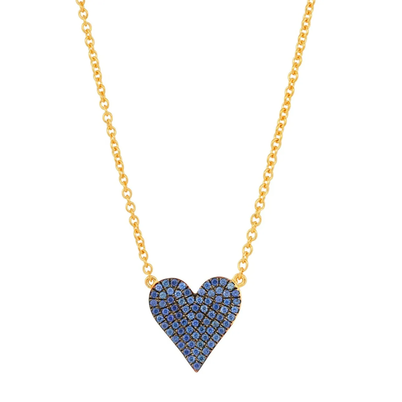 Signature Reversible Diamond & Gemstone Heart Pendant