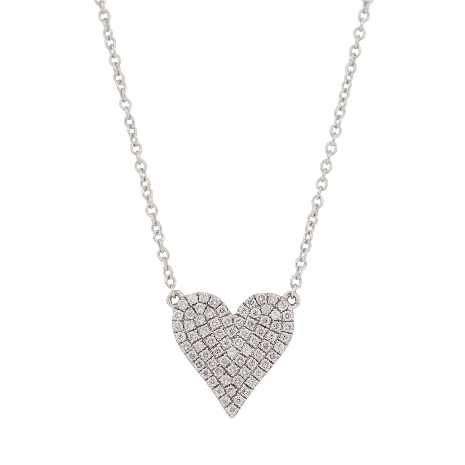 Signature Reversible Diamond Heart Pendant