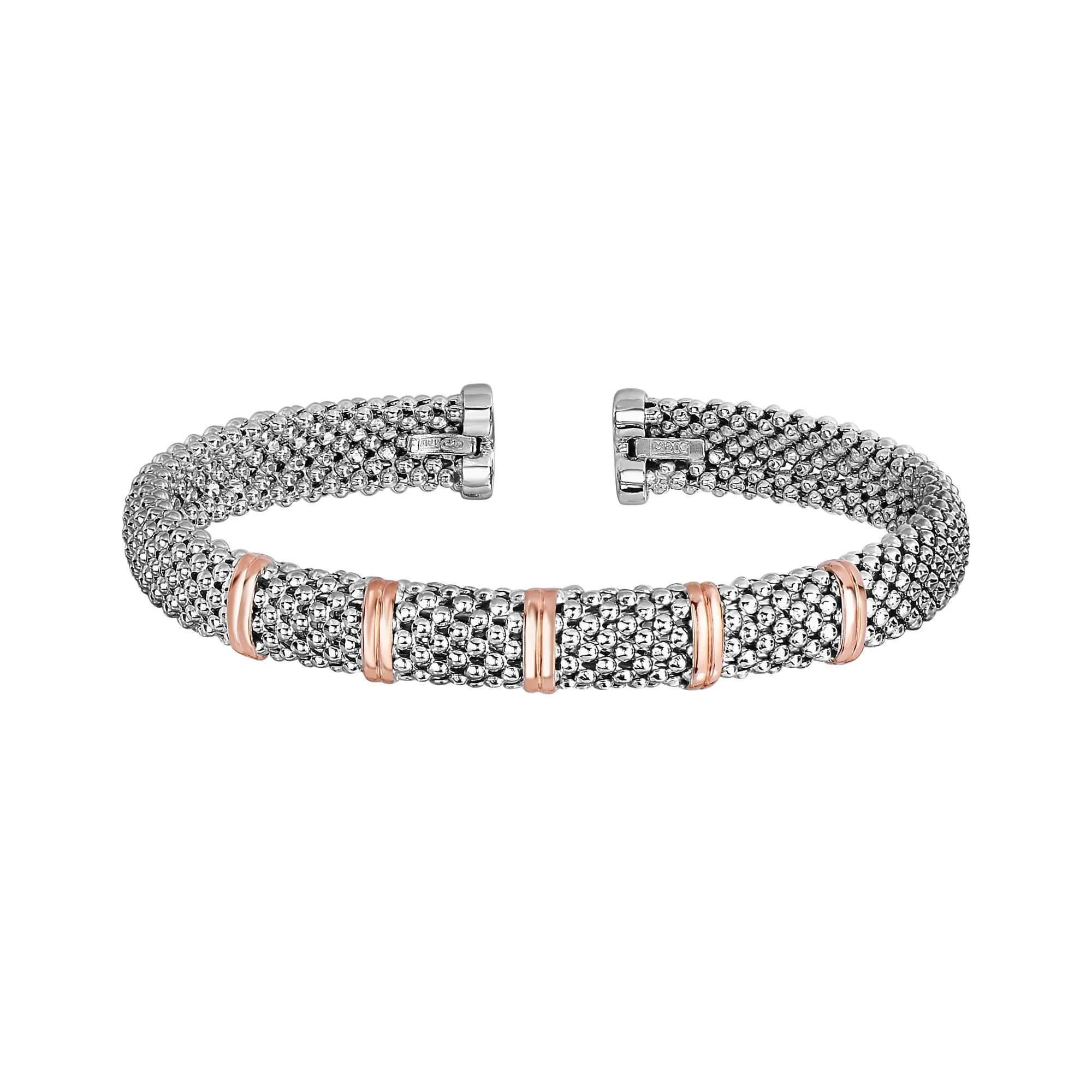 Silver & 18K Gold Prosecco Bar Bangle
