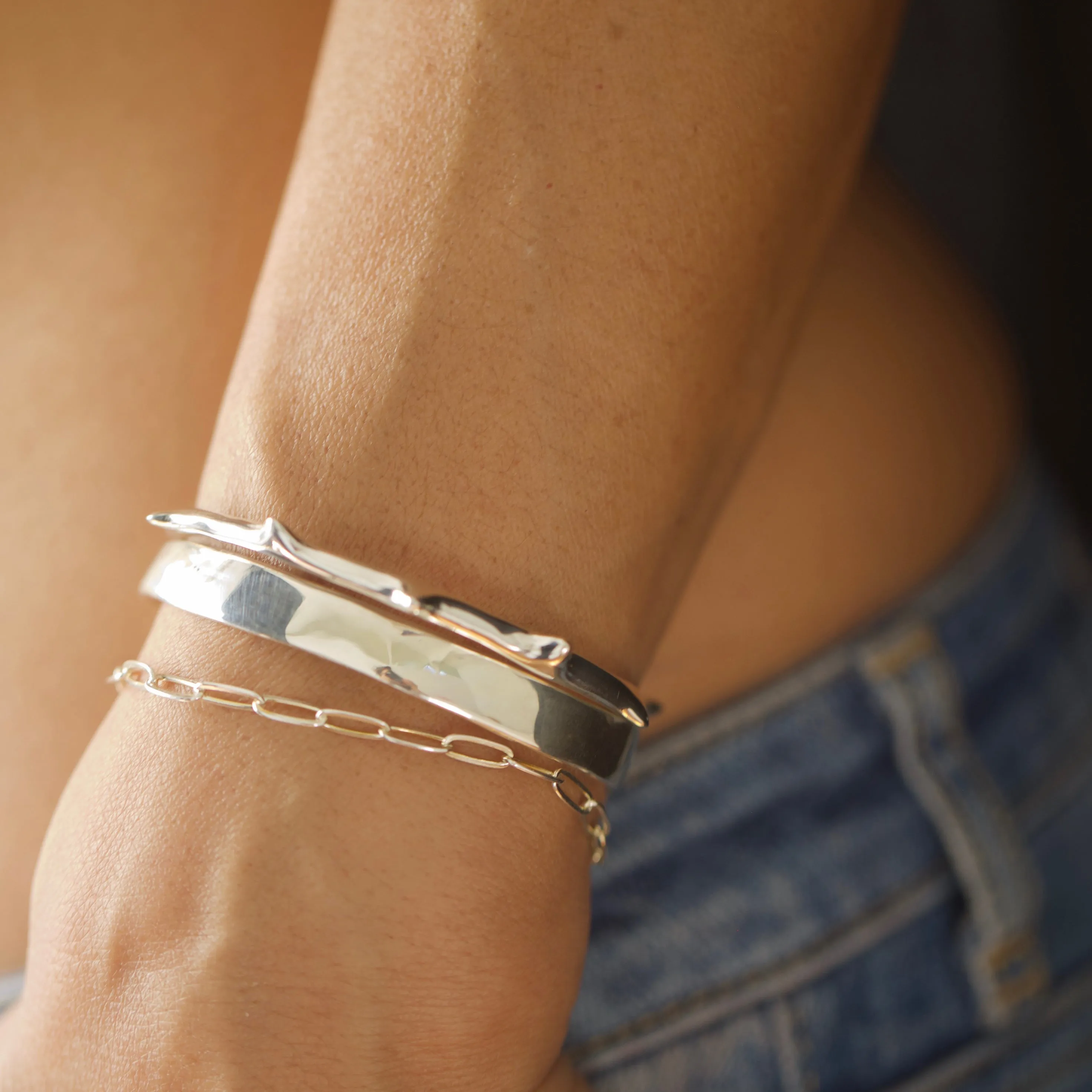 Silver Bracelet Set