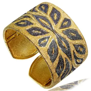 Silver Coronaria Cuff Bracelet