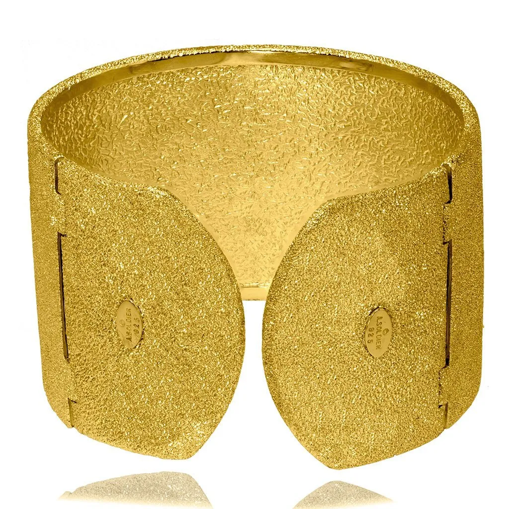 Silver Coronaria Cuff Bracelet