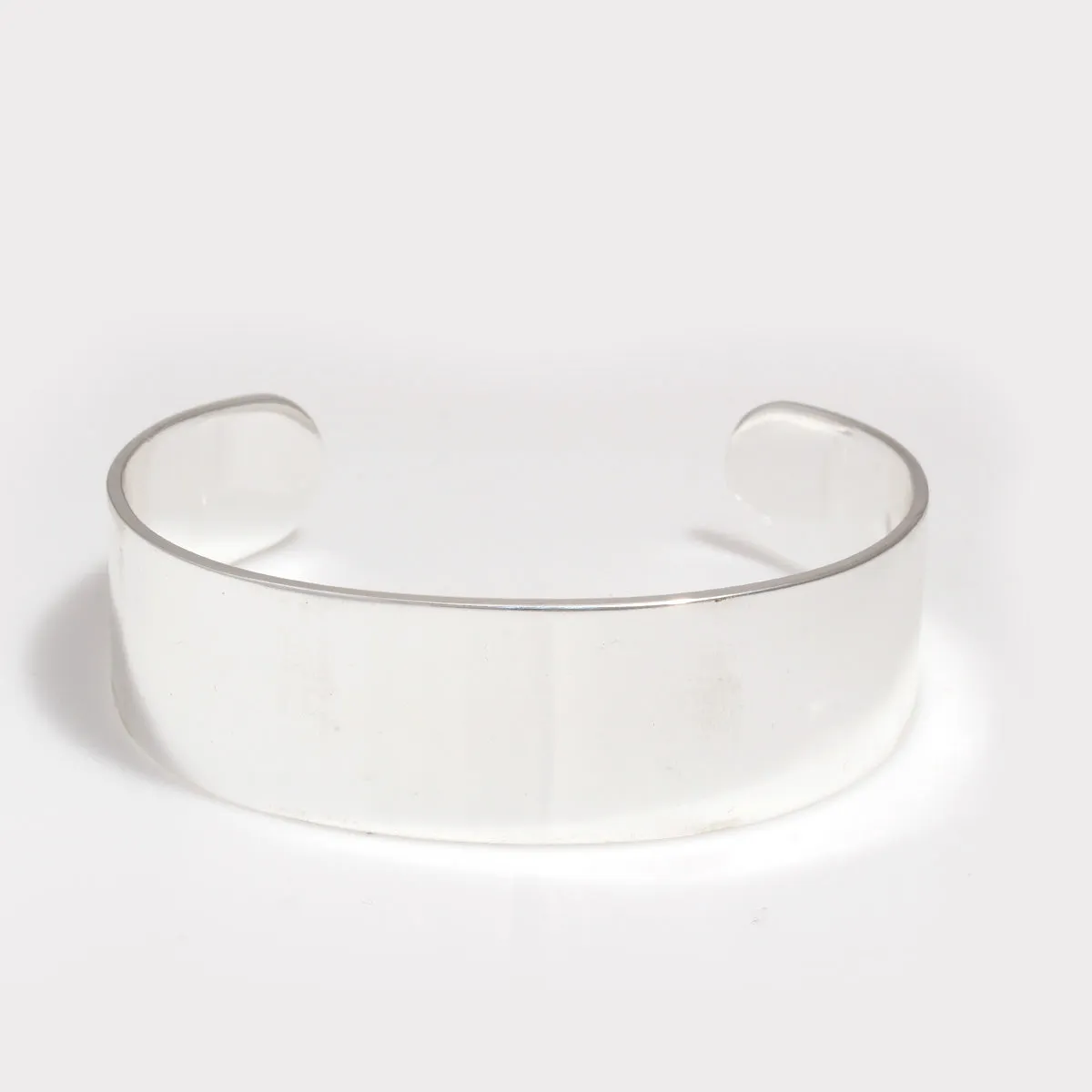 SILVER CUFF BRACELET #SS42053BR ( SHCD7/28W/B)