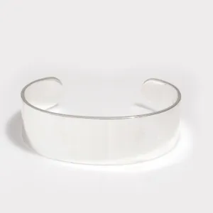 SILVER CUFF BRACELET #SS42053BR ( SHCD7/28W/B)