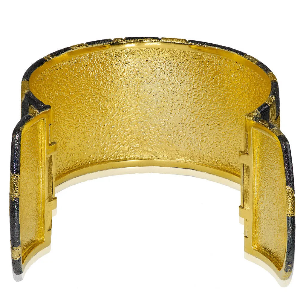 Silver Leaf Cuff Bracelet