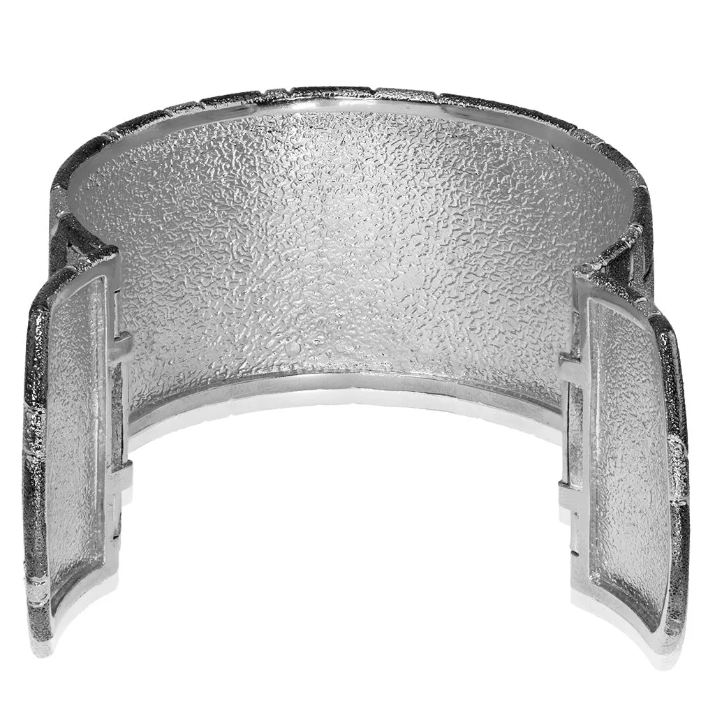 Silver Leaf Cuff Bracelet