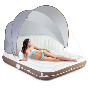 SilverCrate ™ Inflatable Pool Float Lounge Swimming Raft