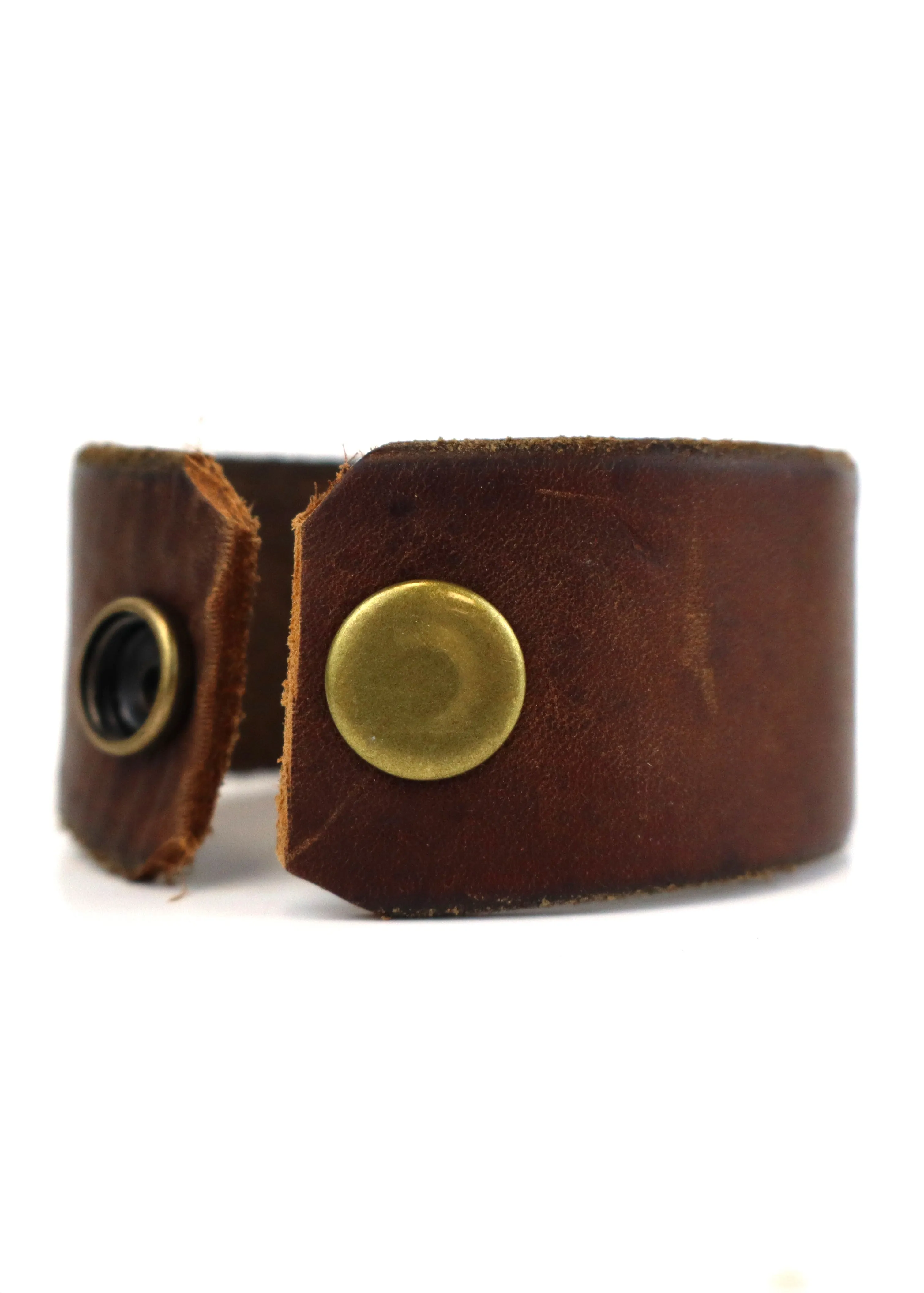 Silverware By Design - Leather Cuff Bracelet