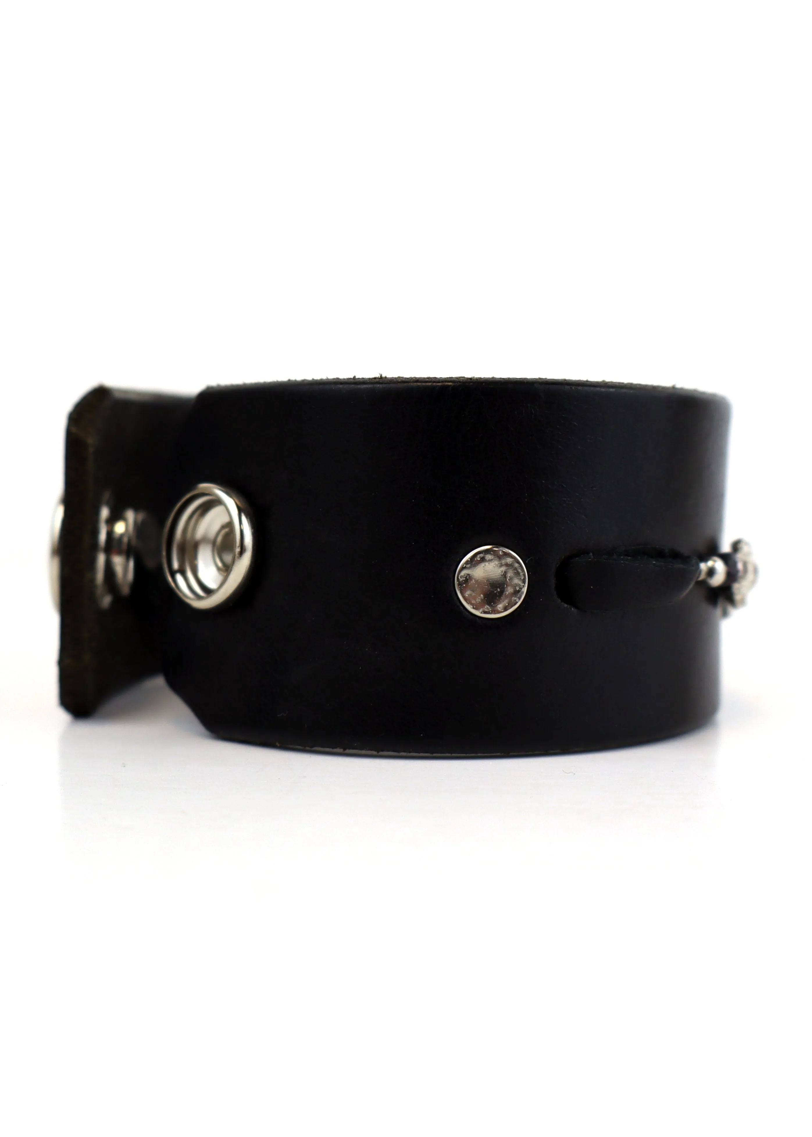 Silverware By Design - Leather Cuff Bracelet