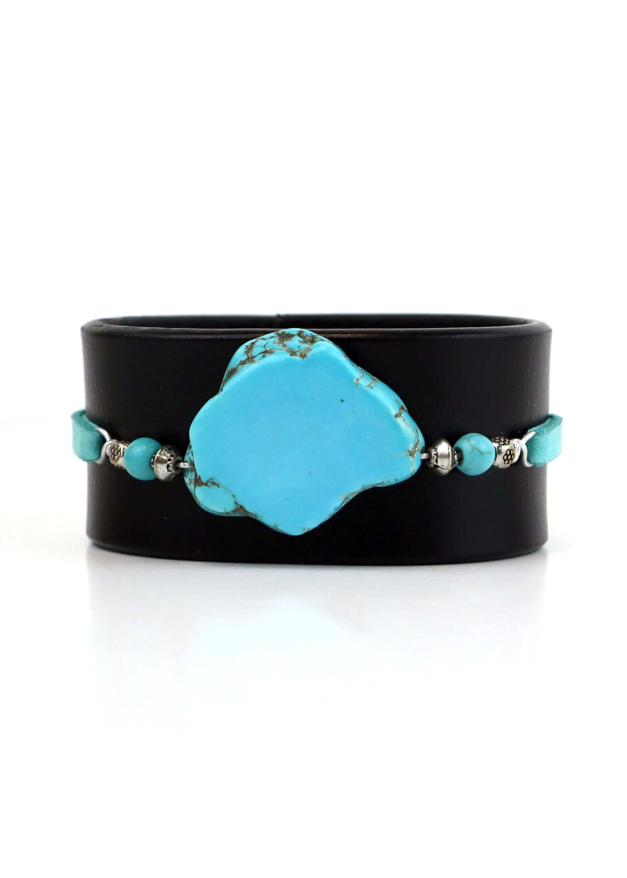 Silverware By Design - Leather Cuff Bracelet