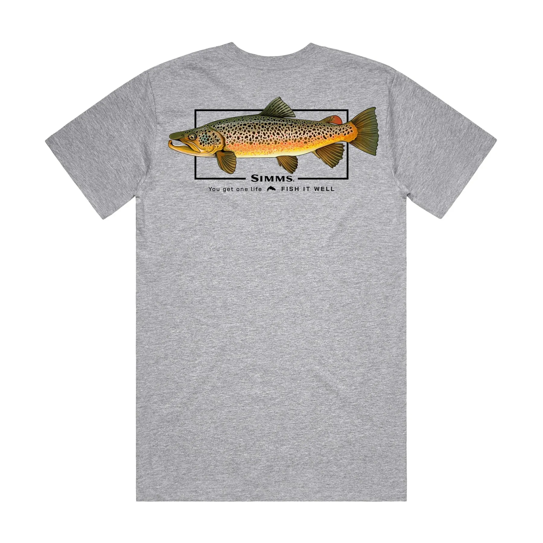 Simms Artist Tee 2024 - Brown Trout Fish It Well