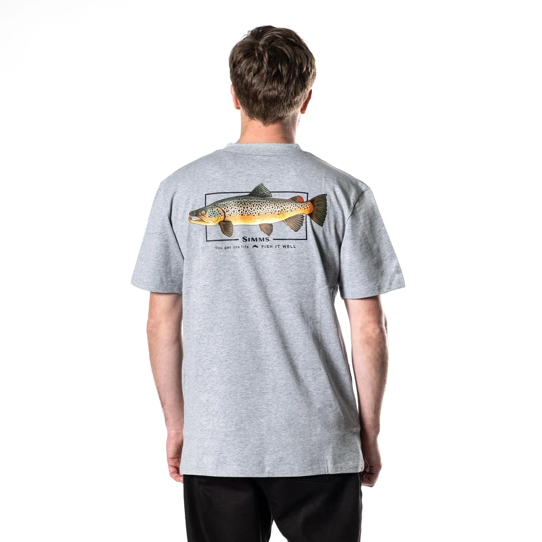 Simms Artist Tee 2024 - Brown Trout Fish It Well