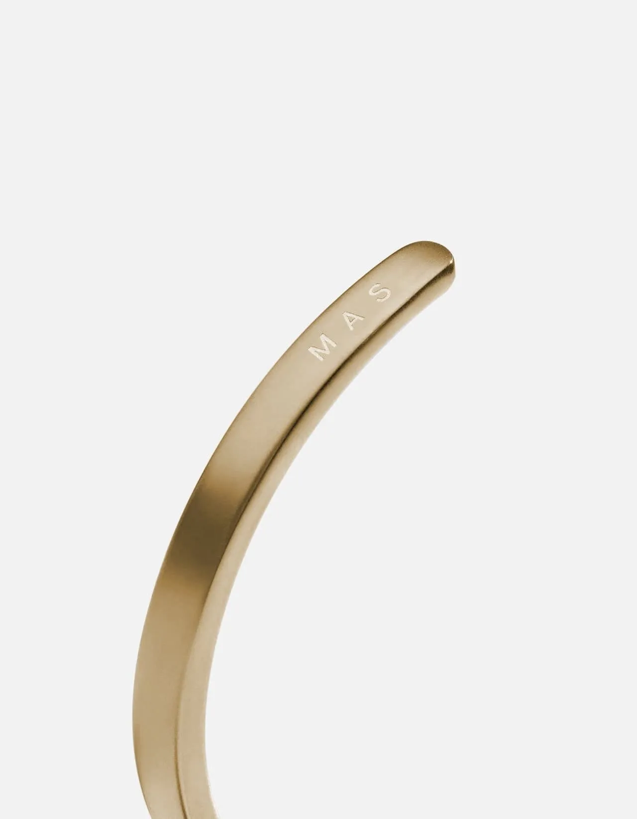 Singular Cuff, Matte Brass