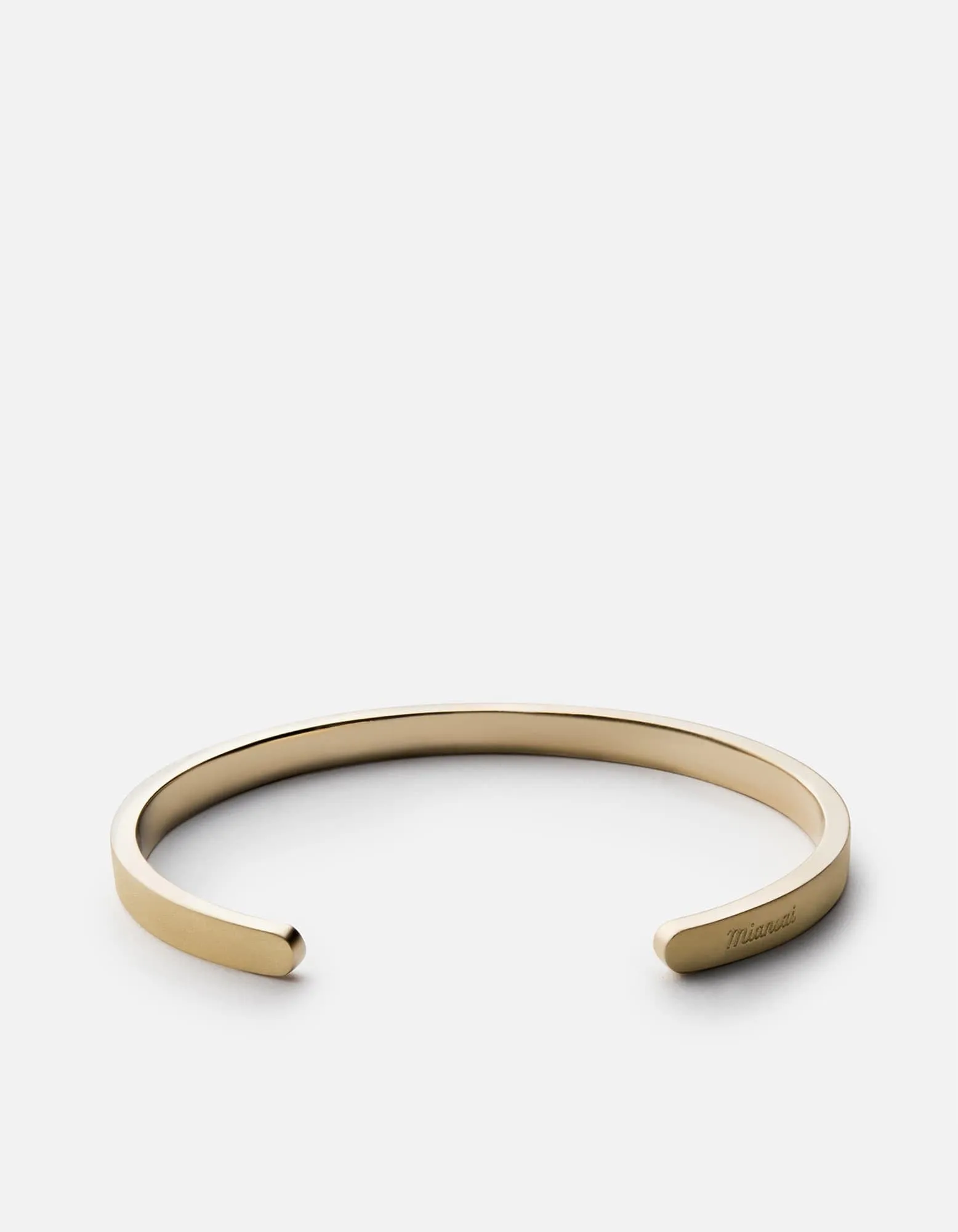 Singular Cuff, Matte Brass