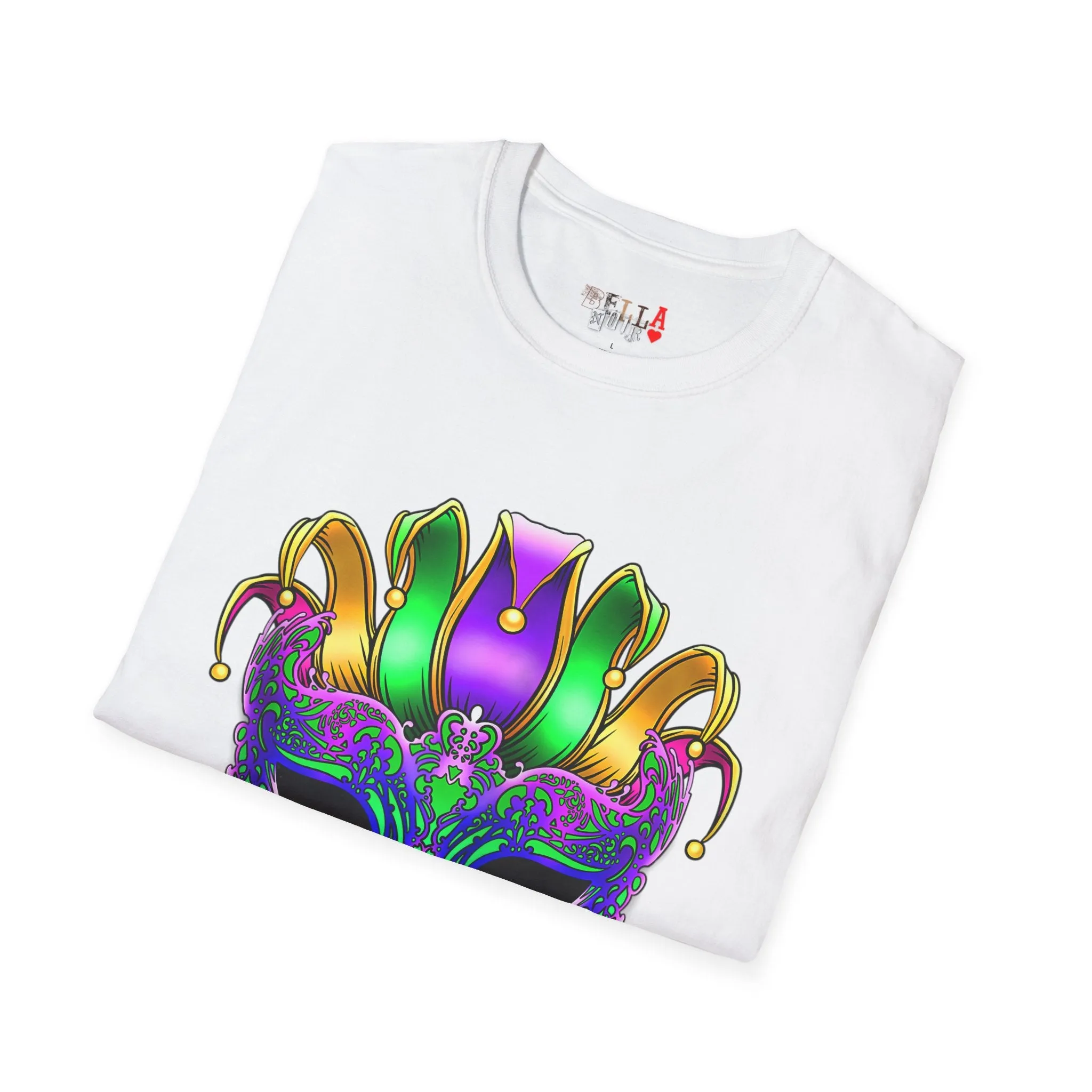Skeleton Mask Unisex Softstyle T-Shirt