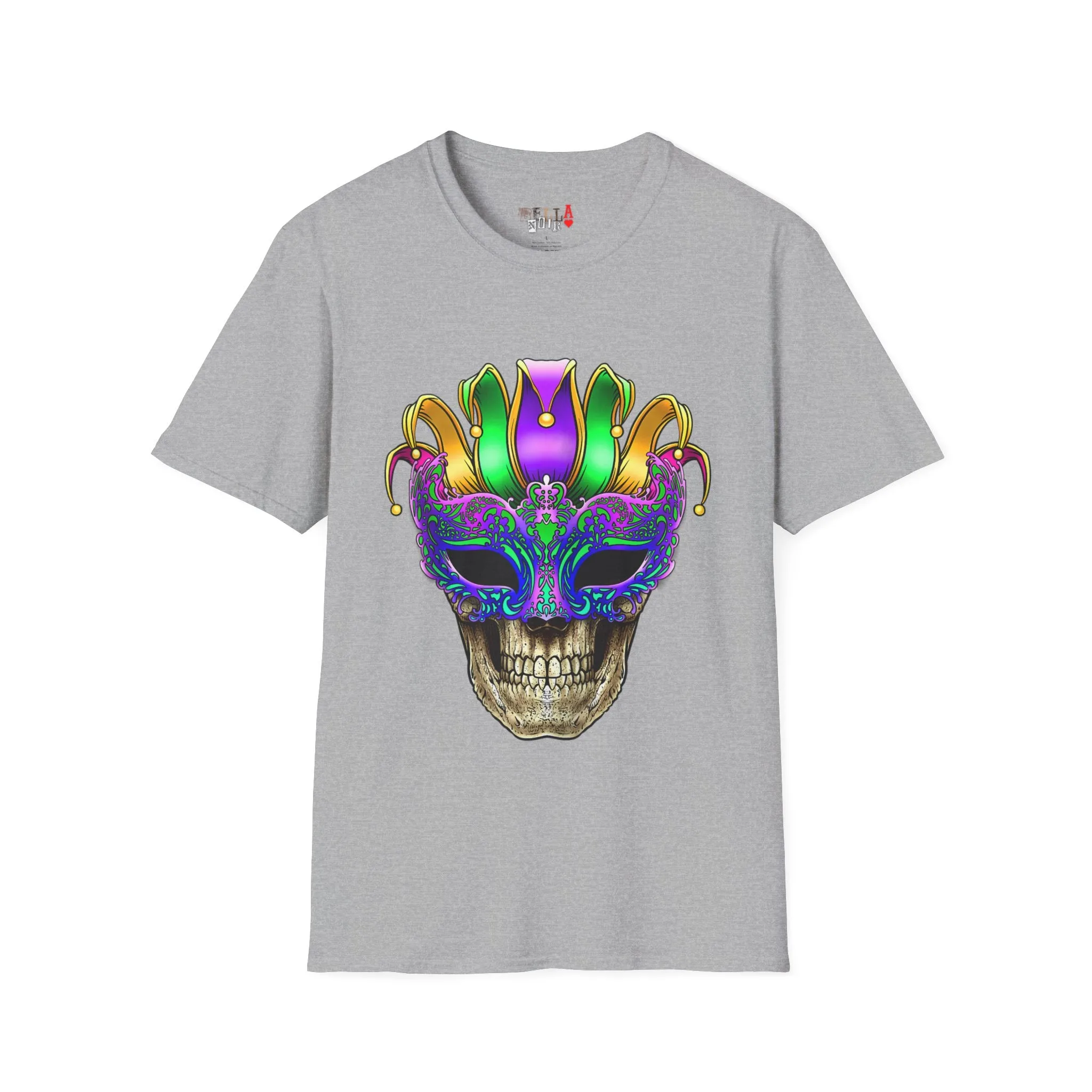 Skeleton Mask Unisex Softstyle T-Shirt