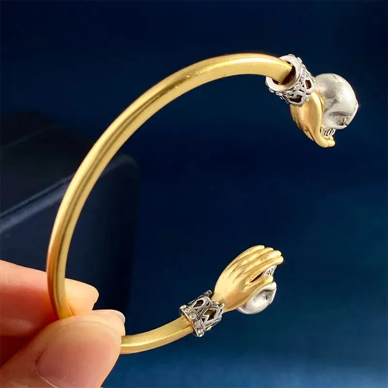 Skull Open Bracelet Bangle