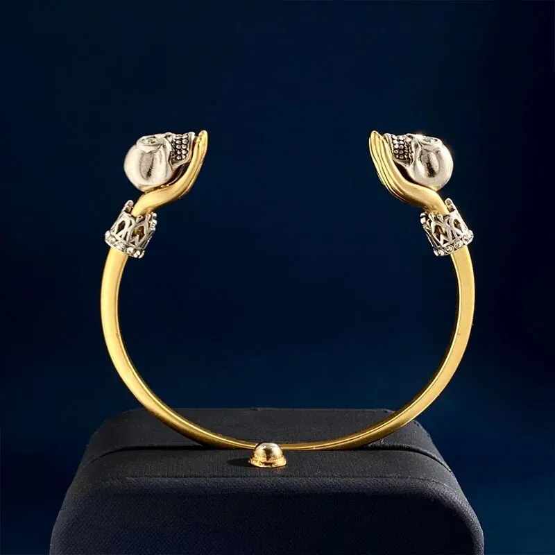 Skull Open Bracelet Bangle