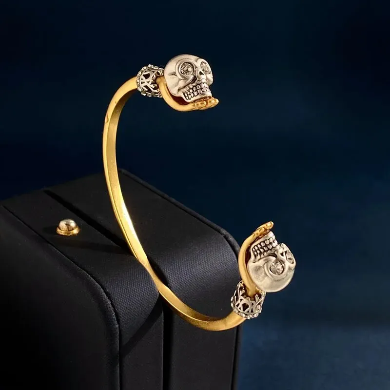 Skull Open Bracelet Bangle
