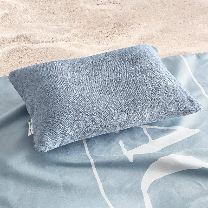 Sleep Beach Repeat Inflatable Pillow