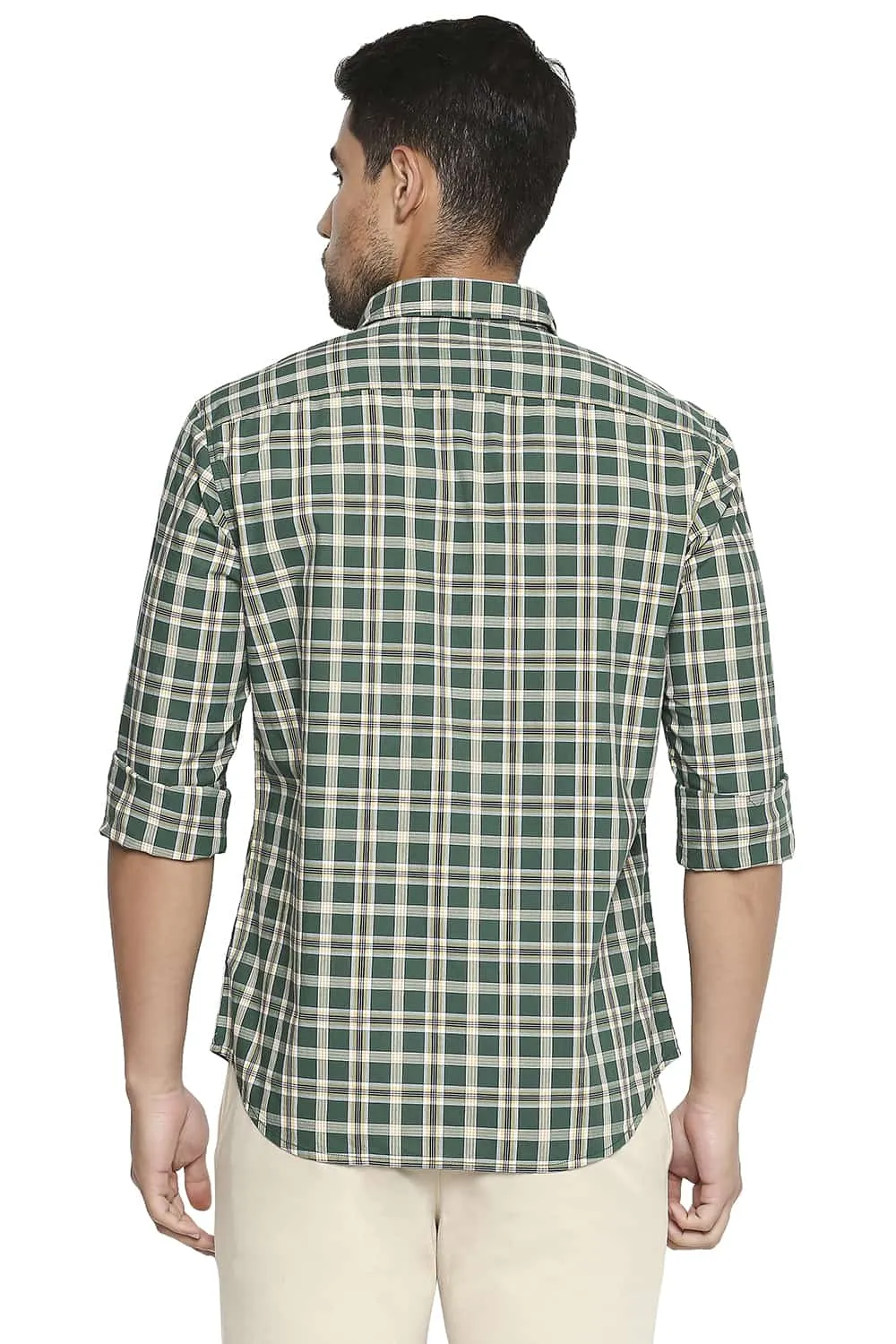 Slim Fit Checks Shirt