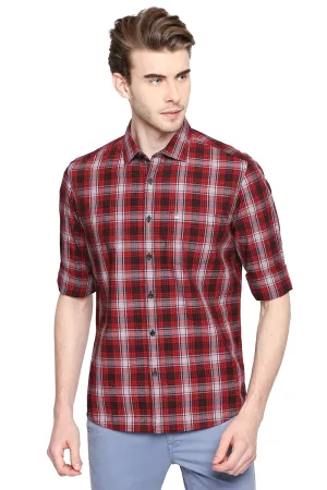 Slim Fit Checks Shirt