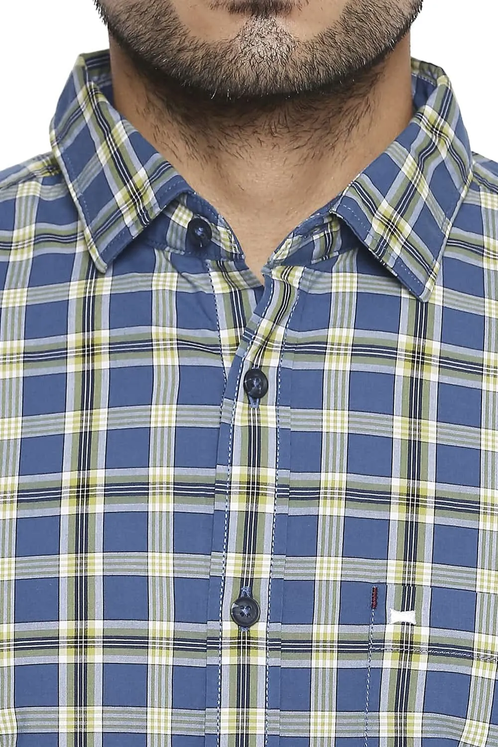 Slim Fit Checks Shirt