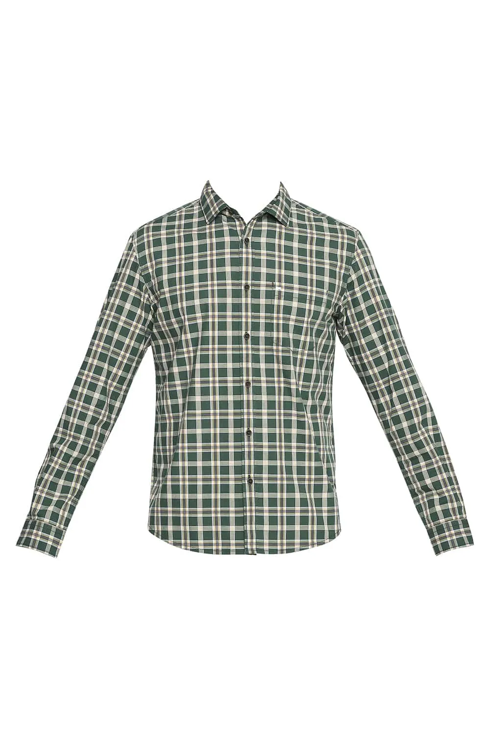 Slim Fit Checks Shirt