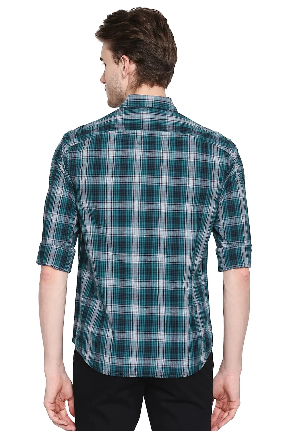 Slim Fit Checks Shirt
