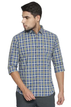 Slim Fit Checks Shirt