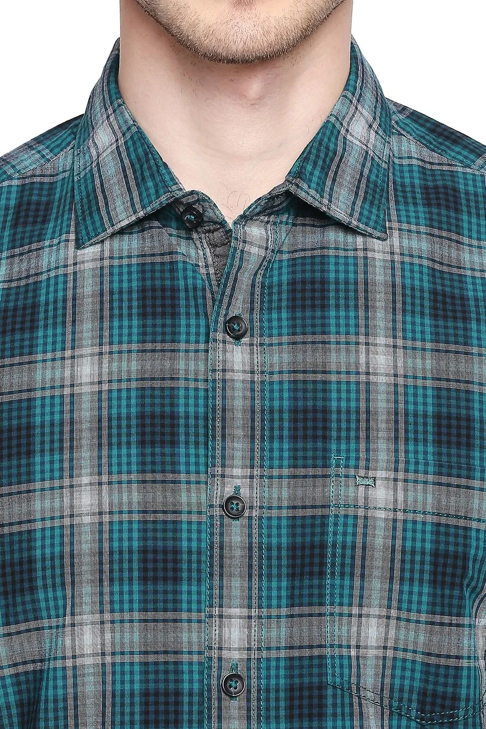 Slim Fit Checks Shirt