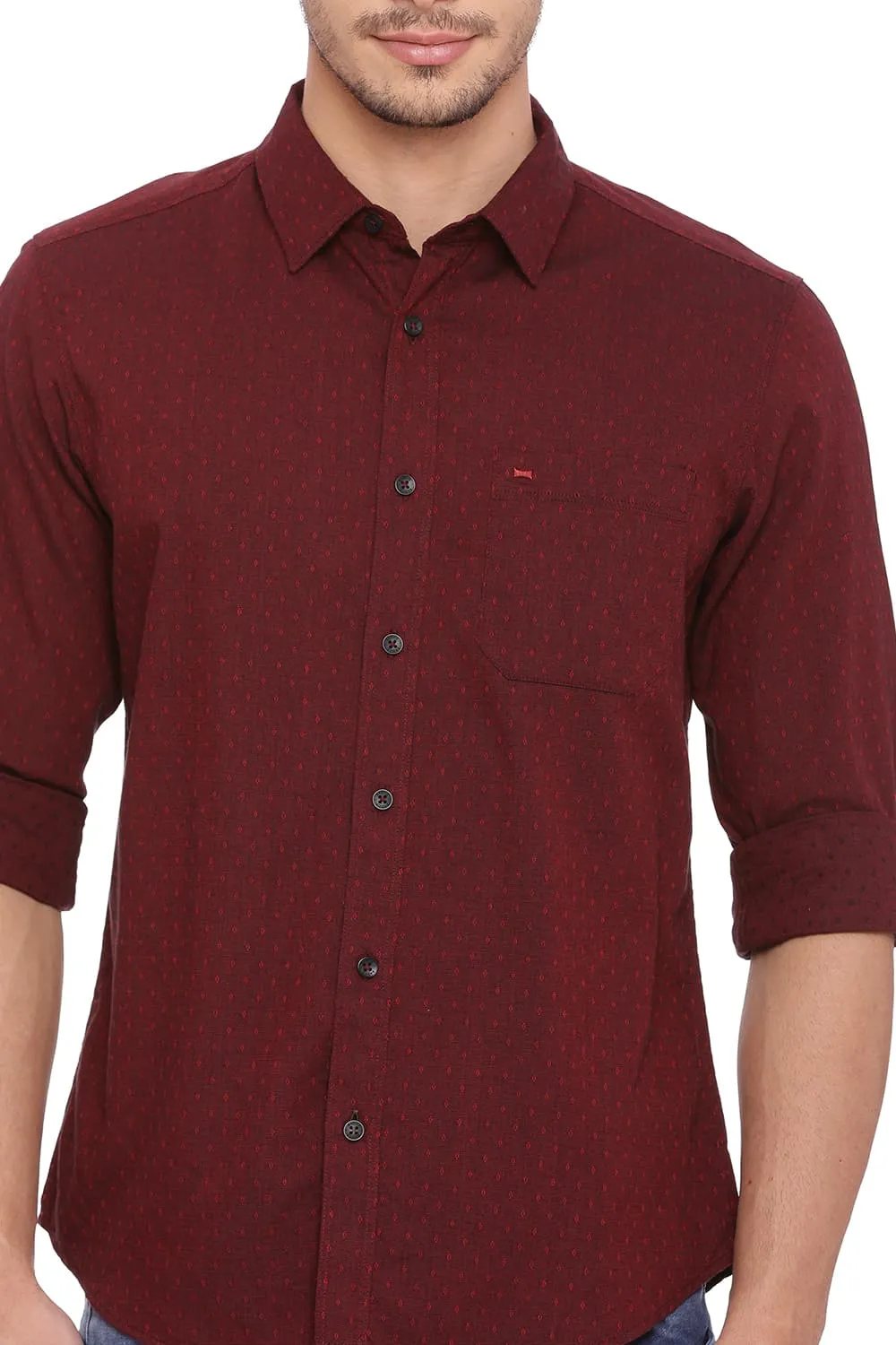Slim Fit Dobby Shirt