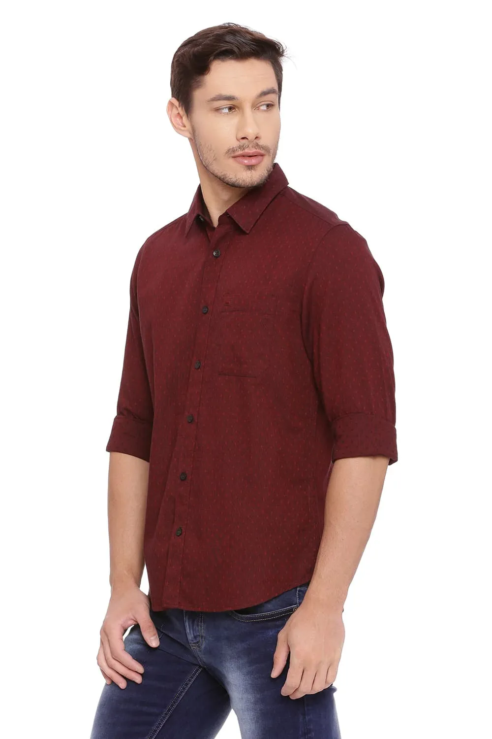 Slim Fit Dobby Shirt