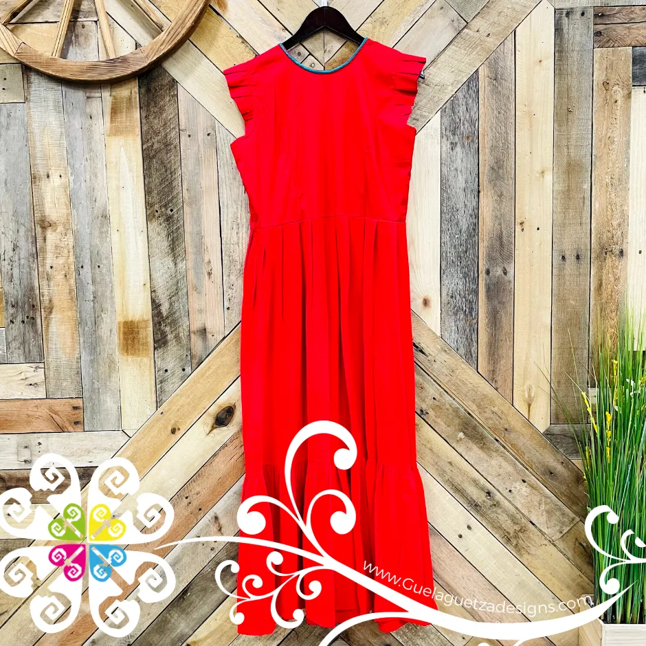 Small Tehuana Linda - Women Party Long Dress