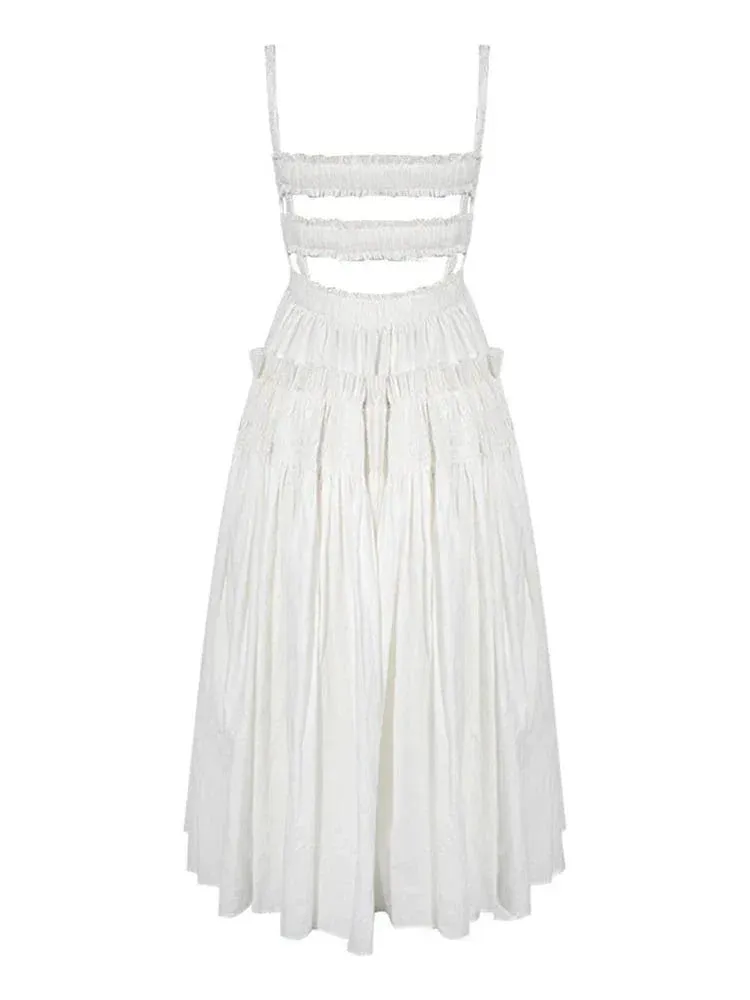 Smocked Long Dress