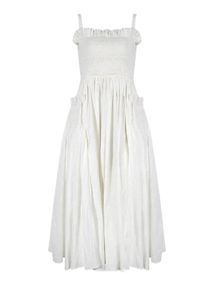 Smocked Long Dress