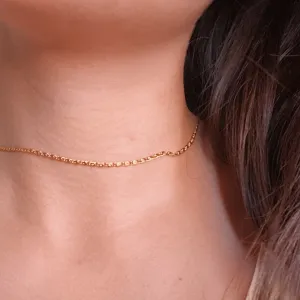 Snail Chain Gold Filled Choker