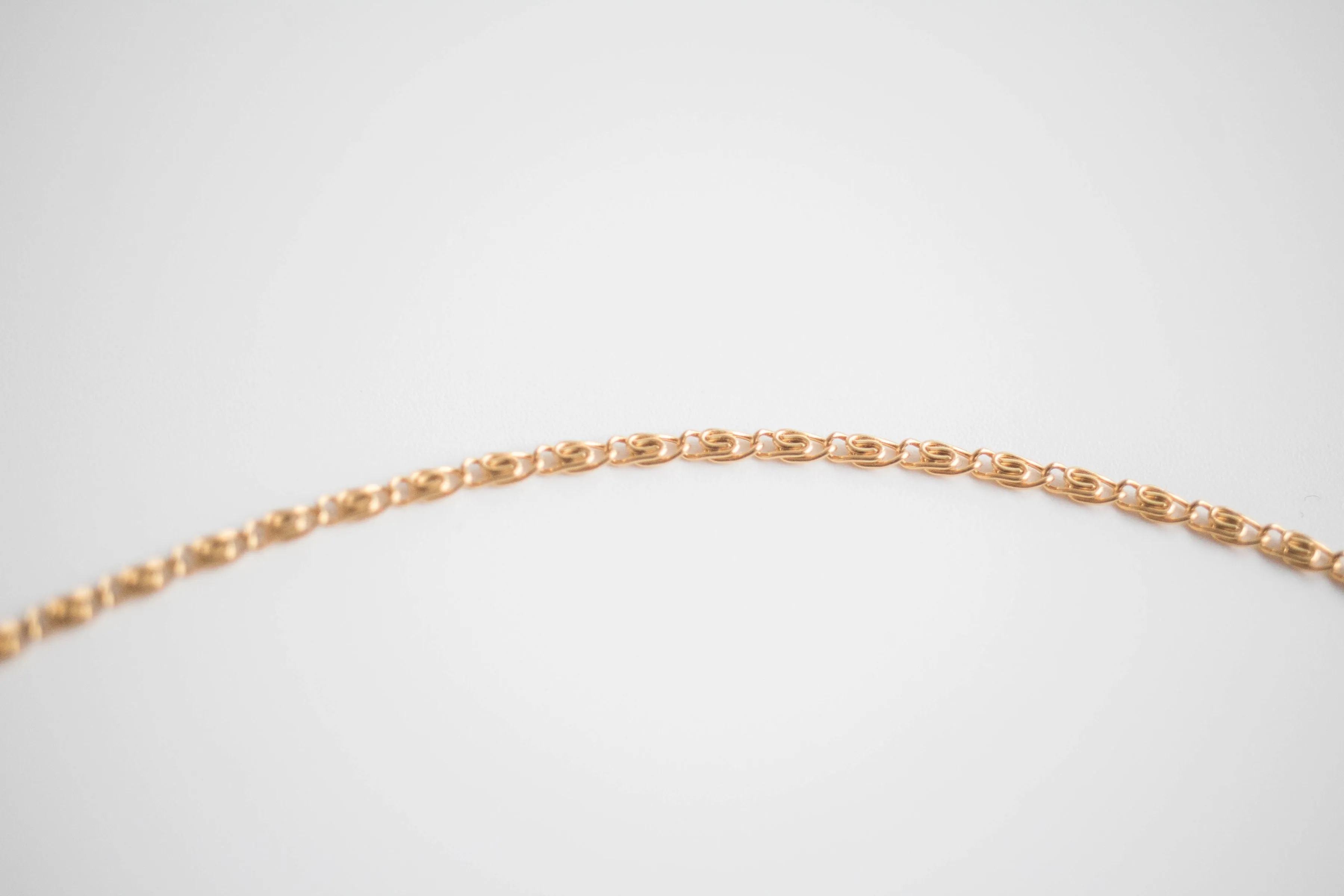 Snail Chain Gold Filled Choker