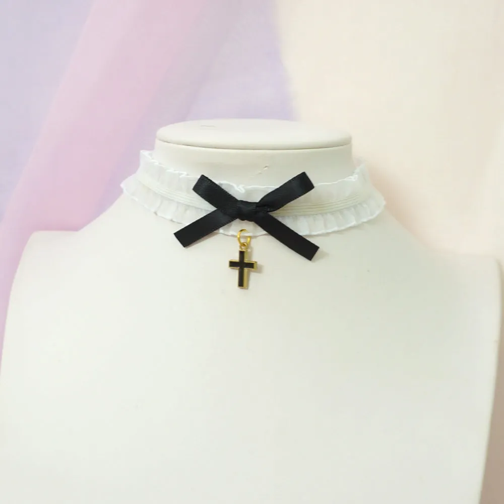 Soft girl bow collar  HA0502