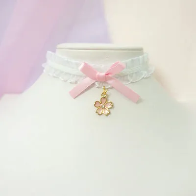 Soft girl bow collar  HA0502