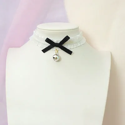 Soft girl bow collar  HA0502