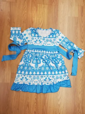 Soft Reigndeer and Bird Dress